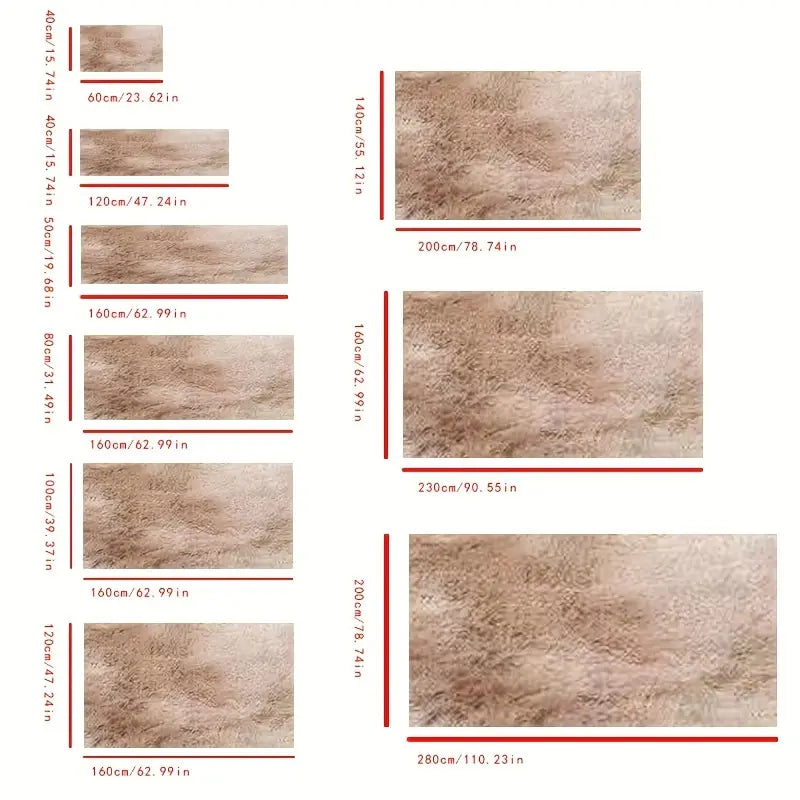 Shaggy Soft Fluffy Rugs for Bedroom and Living Room