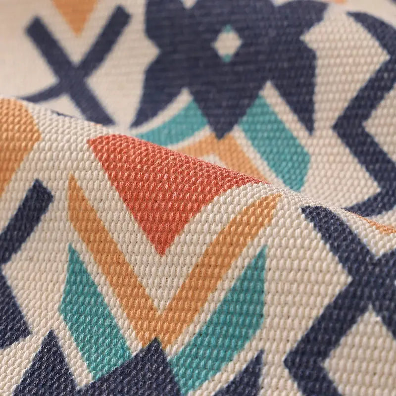 Bohemian Linen and Cotton Sofa Cushion for Home Decor