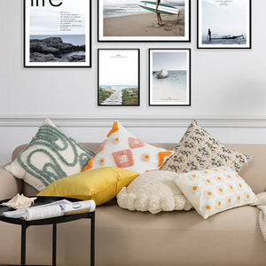 European Style Sofa Cushions and Lumbar Support Pillows