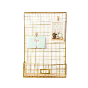 Nordic Style Iron Shelving Unit and Wall Decor