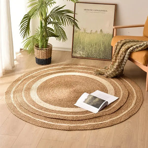 Nordic Style Woven Carpet for Home and Bedroom