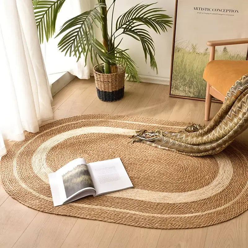 Nordic Style Woven Carpet for Home and Bedroom