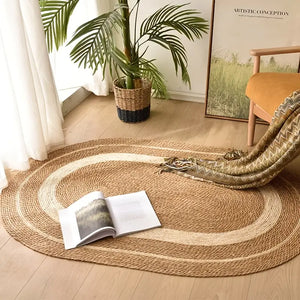 Nordic Style Woven Carpet for Home and Bedroom