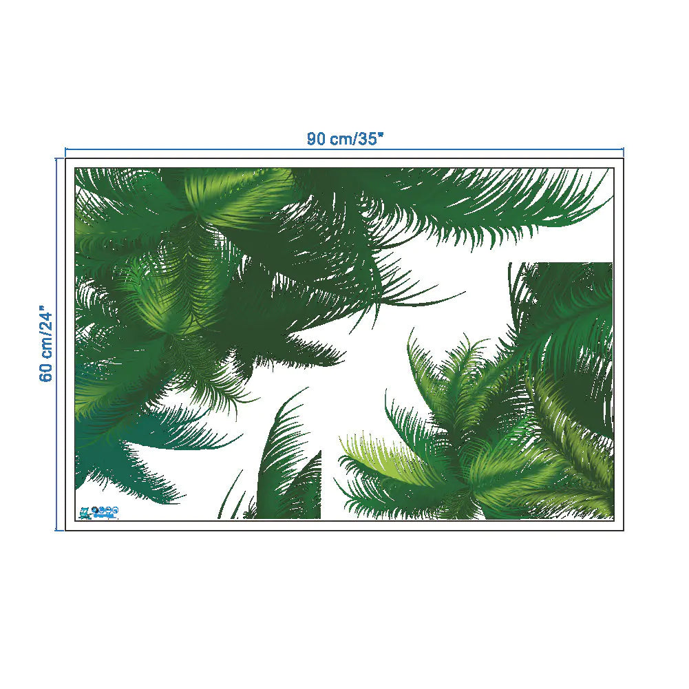 Green Leaf Wall Stickers for Bedroom and Living Room