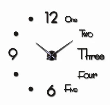 Minimalist Round Wall Clock - Nordic Style Quartz Silent