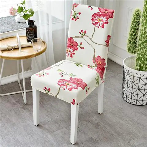 Home Stretch Printed Chair Cover for Dining Chairs