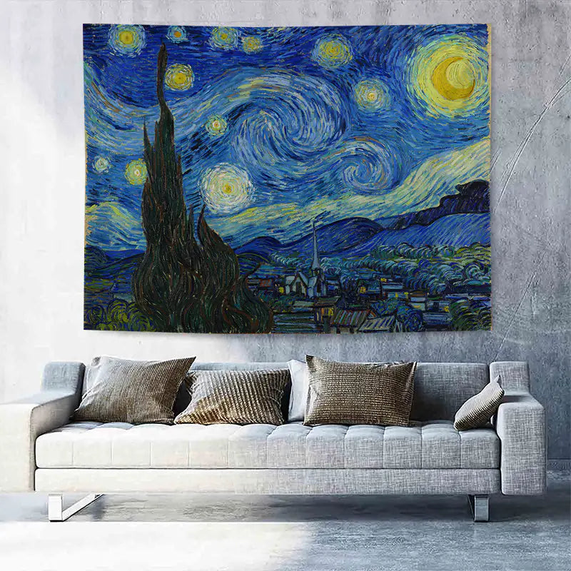 Van Gogh Tapestry for Nordic Decor and Wall Art