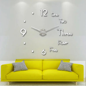 Minimalist Round Wall Clock - Nordic Style Quartz Silent