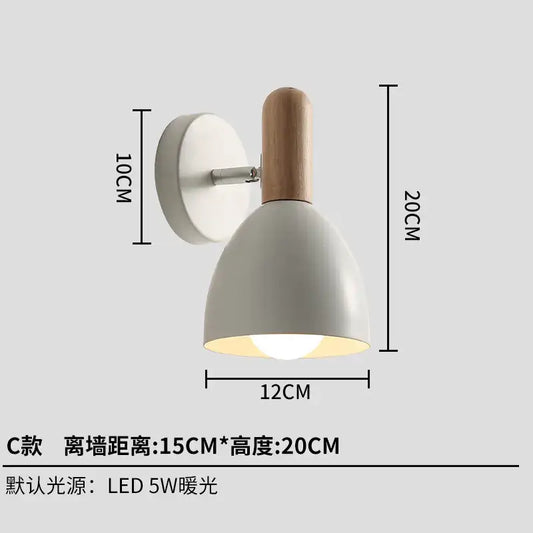 Nordic Style Modern Wall Lamp for Bedroom and Corridor