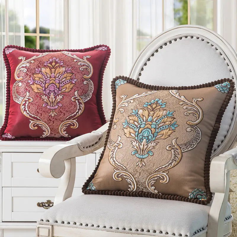 European Style Sofa Cushions and Lumbar Support Pillows