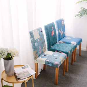 Home Stretch Printed Chair Cover for Dining Chairs