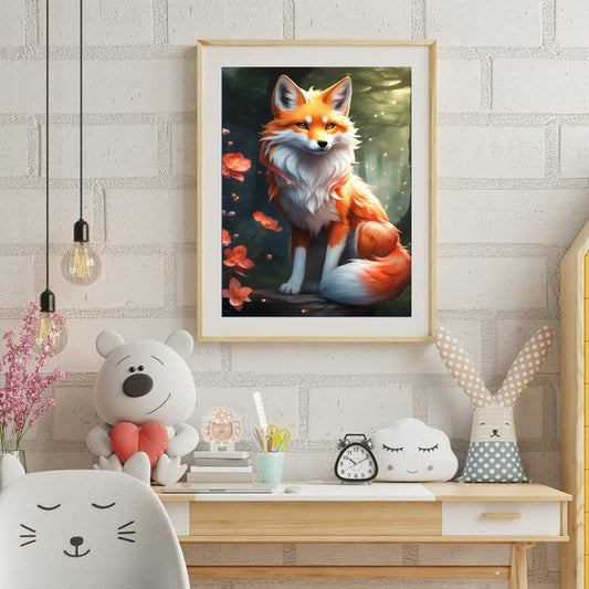 5D Diamond Painting DIY Fox Wall Decor (Wholesale)