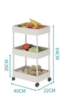 Bathroom and Kitchen Storage Rack Shelf