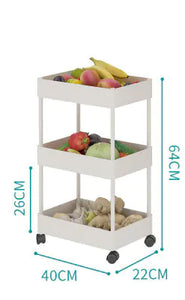 Bathroom and Kitchen Storage Rack Shelf