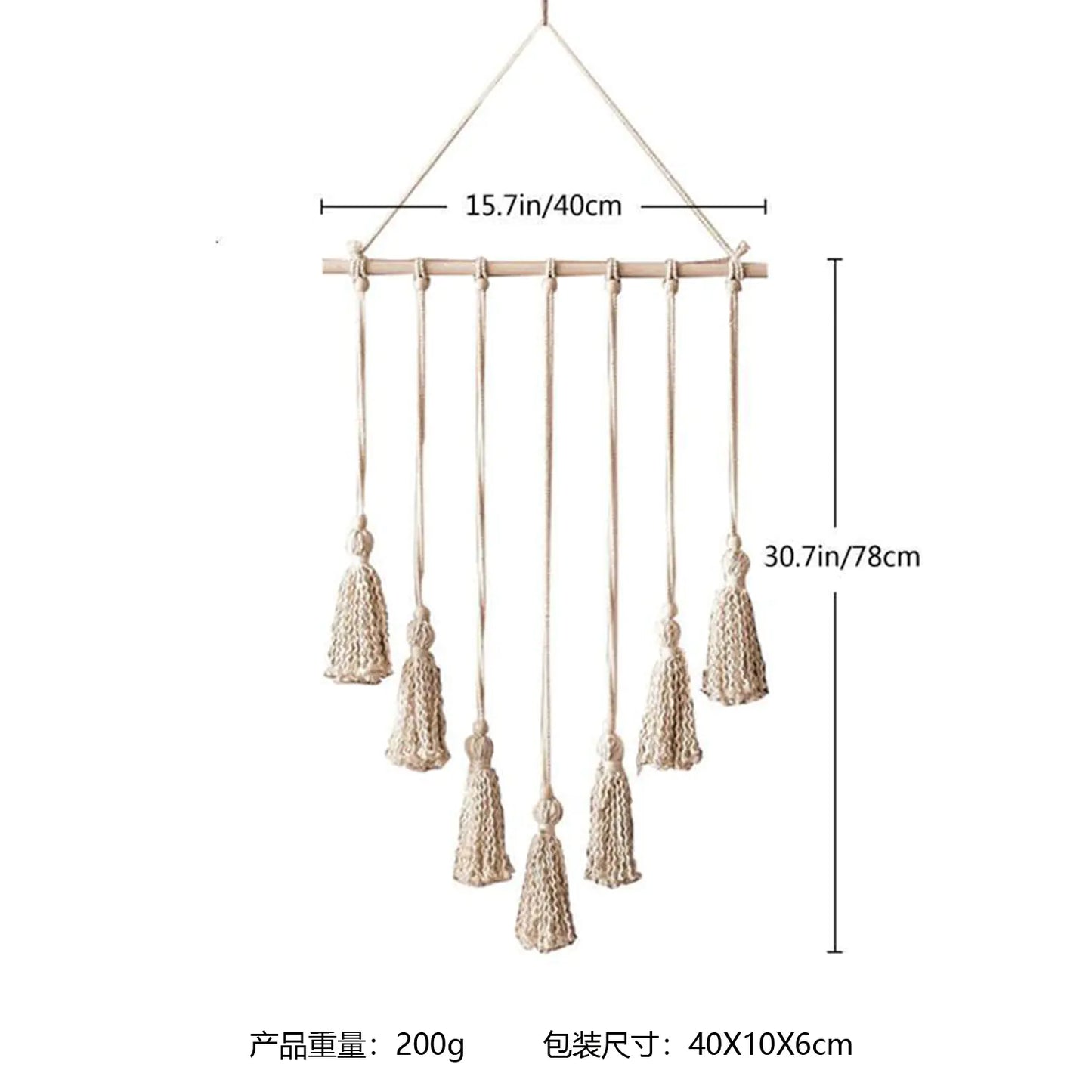 Nordic Style Handmade Woven Tapestry Wall Decor