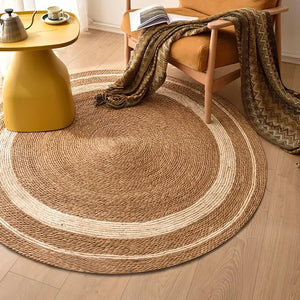 Nordic Style Woven Carpet for Home and Bedroom