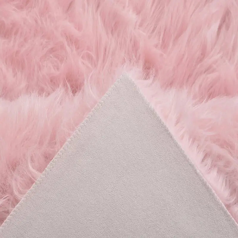 Elegant Pink Shaggy Runner Rug for Home Decor
