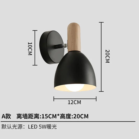 Nordic Style Modern Wall Lamp for Bedroom and Corridor