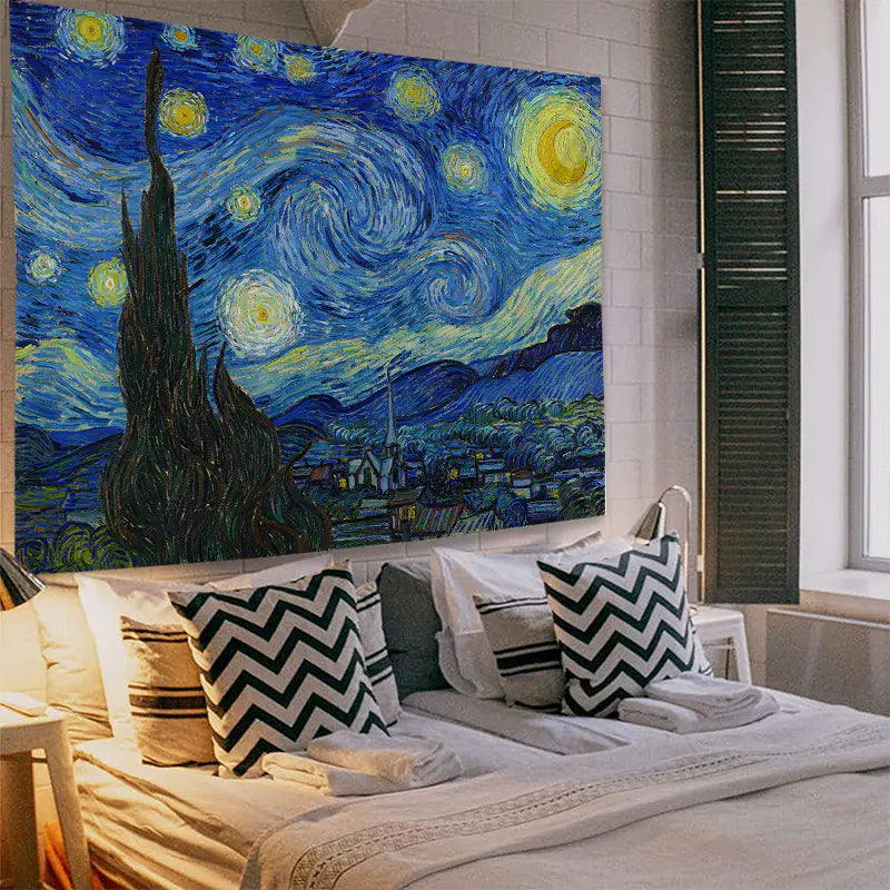 Van Gogh Tapestry for Nordic Decor and Wall Art