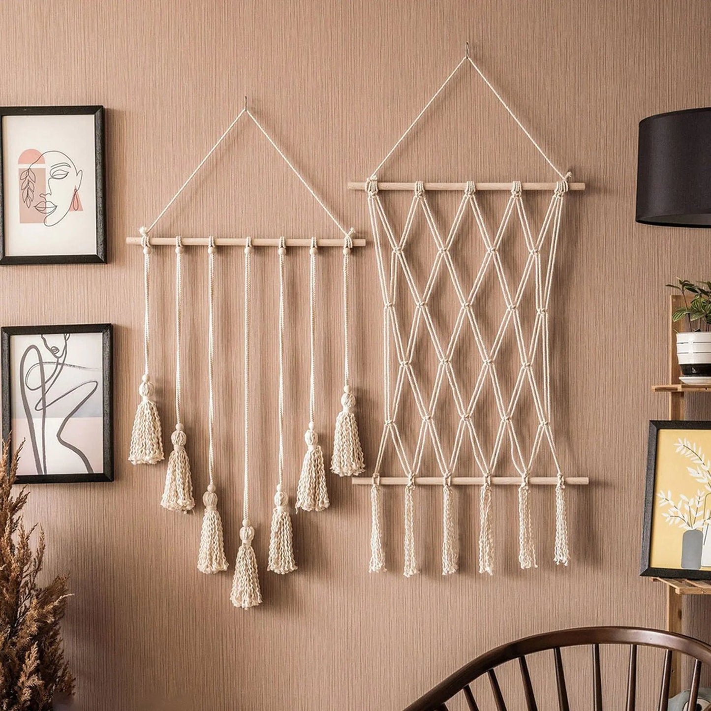 Nordic Style Handmade Woven Tapestry Wall Decor