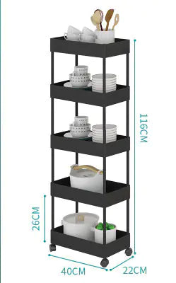 Bathroom and Kitchen Storage Rack Shelf