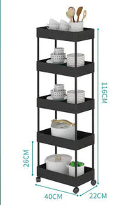 Bathroom and Kitchen Storage Rack Shelf